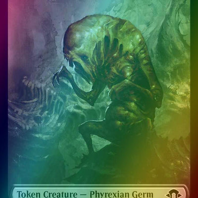 Angel Token (03) // Phyrexian Germ Token (16) [Modern Horizons 3: Tokens] [Foil]