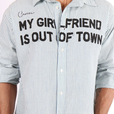 MY GIRLFRIEND IS OUT OF TOWN SHIRT