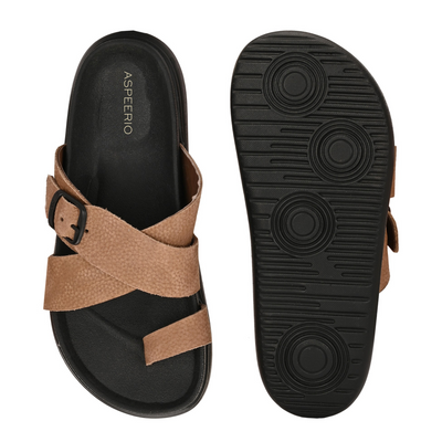 Comet Leather Slippers by Aspeerio