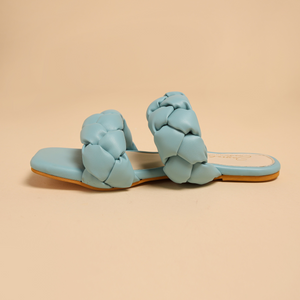 Blue Heron Braided Flats