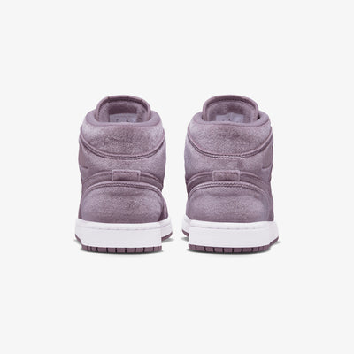 Jordan | AIR JORDAN 1 MID SE  { WHITE/PURPLE SMOKE