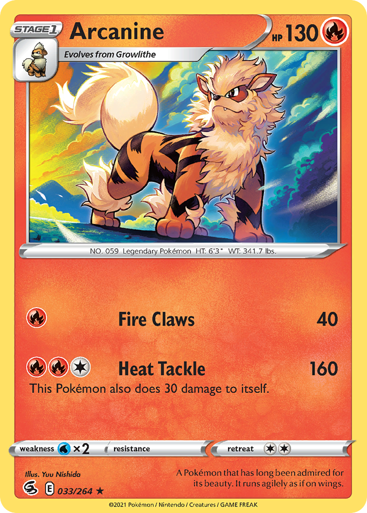 Arcanine - 033/264 - Rare