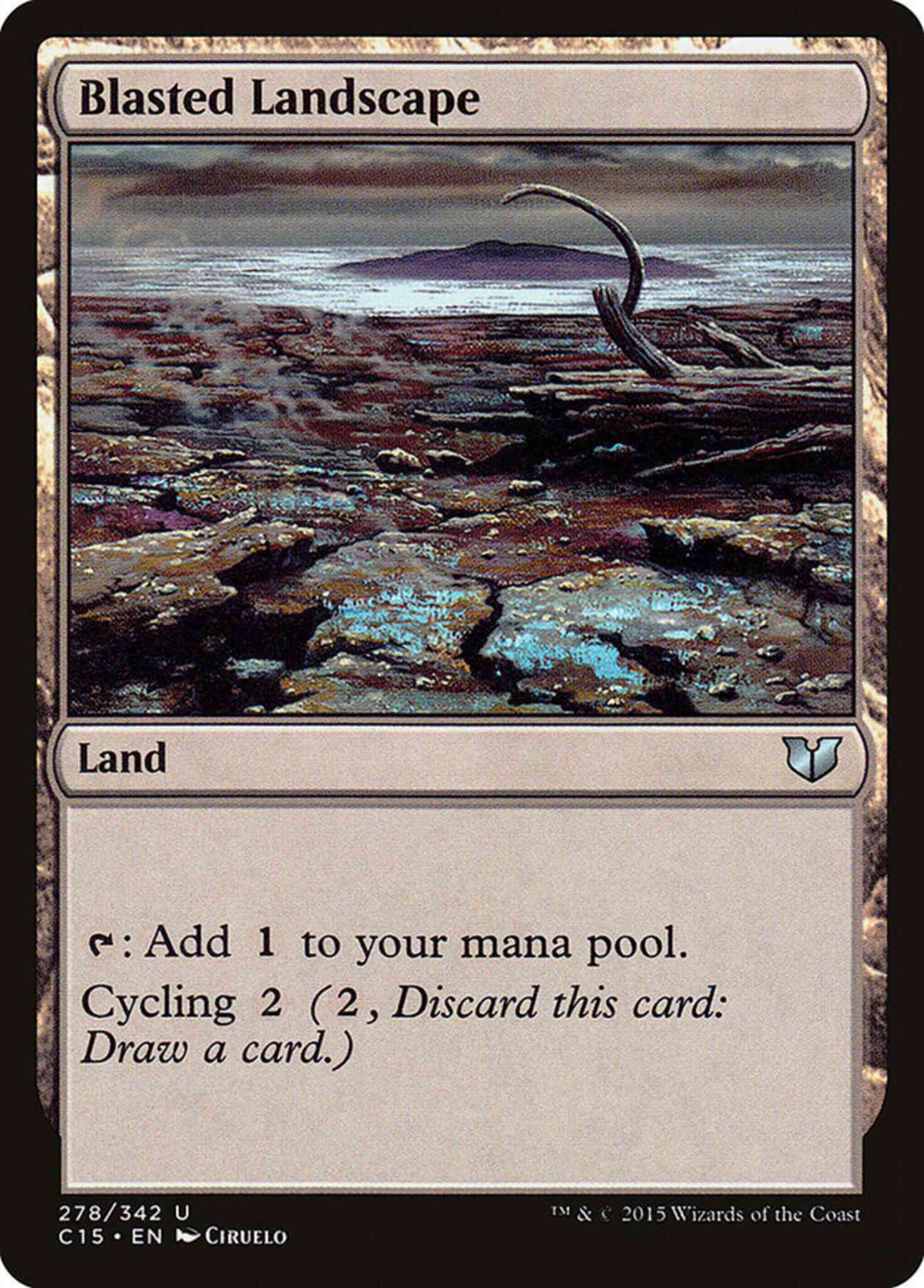 Blasted Landscape [278] [Commander 2015] [Non-Foil]