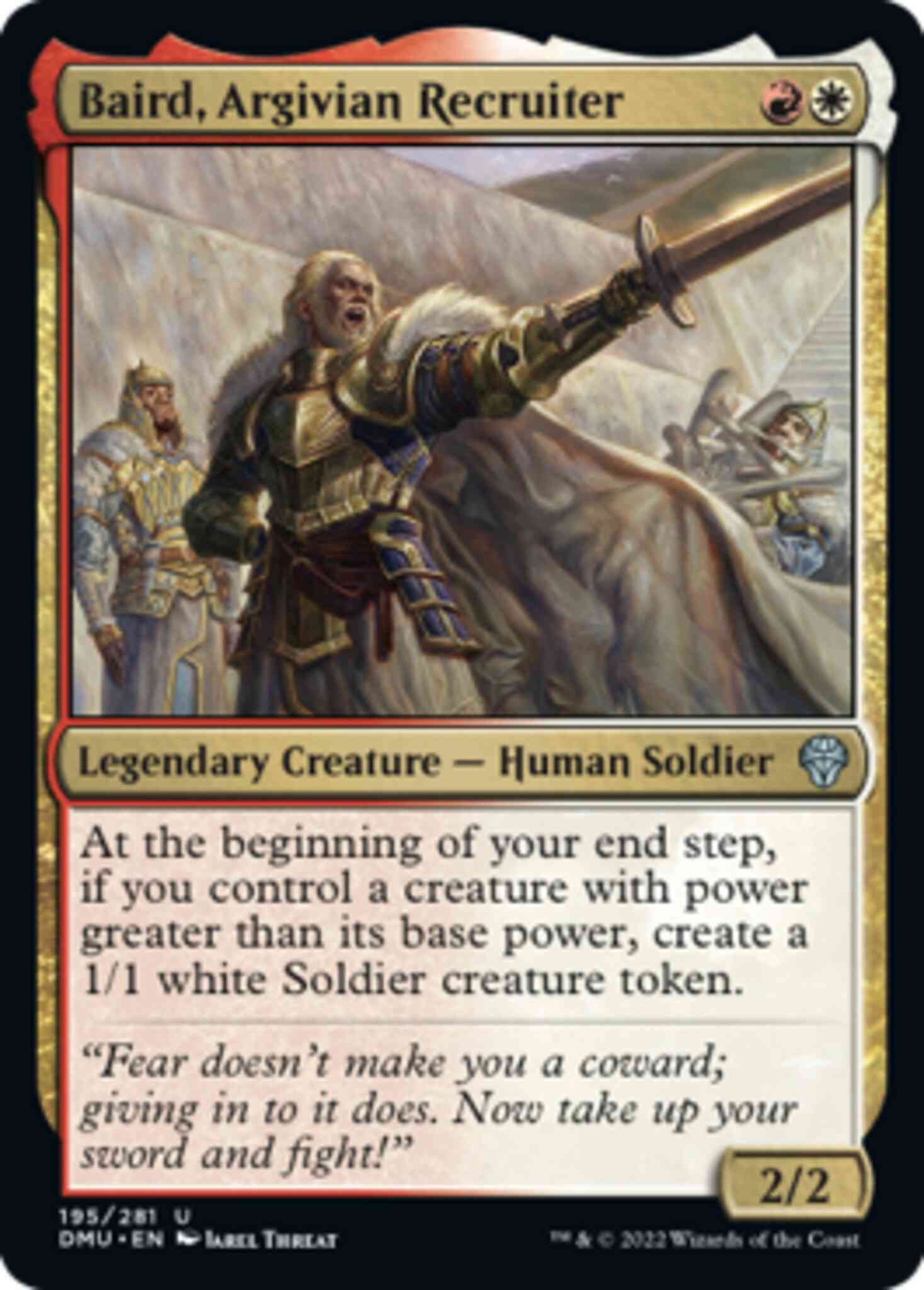 Baird, Argivian Recruiter [195] [Dominaria United] [Non-Foil]