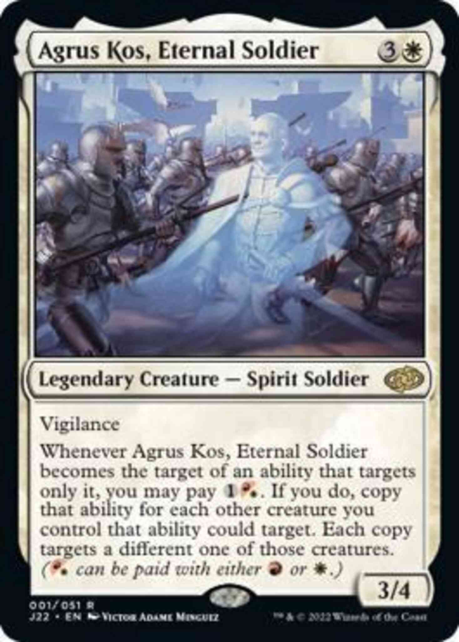 Agrus Kos, Eternal Soldier [1] [Jumpstart 2022] [Non-Foil]