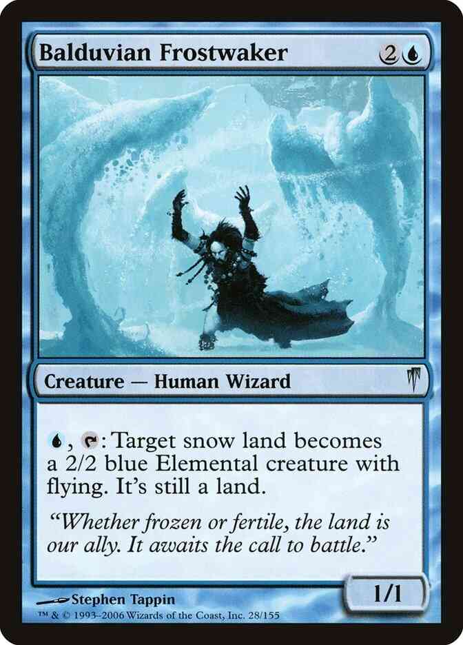 Balduvian Frostwaker [28] [Coldsnap] [Non-Foil]