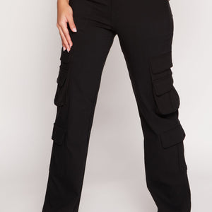 Haute Monde Straight Leg Cargo Pants