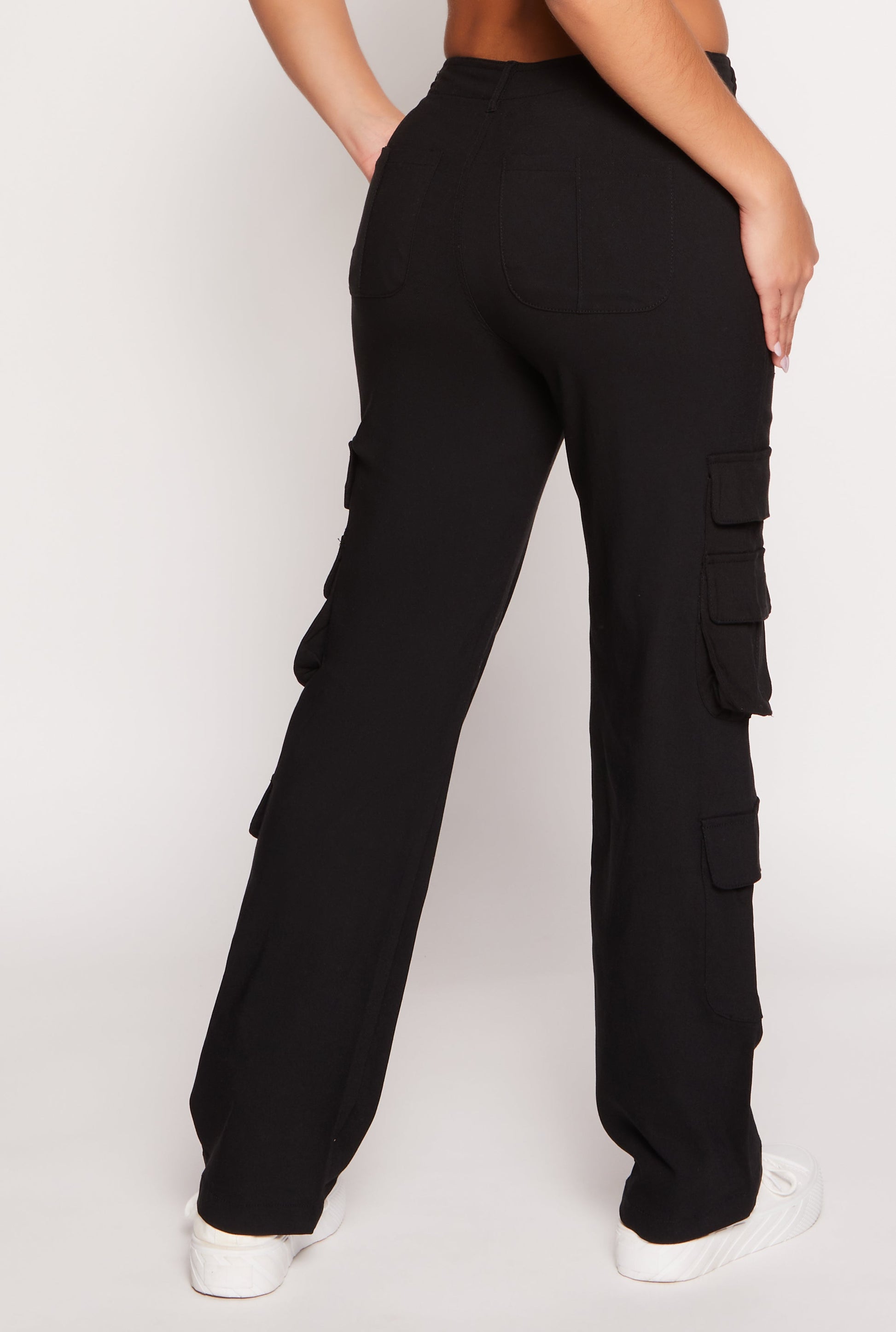 Haute Monde Straight Leg Cargo Pants