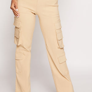 Haute Monde Straight Leg Cargo Pants