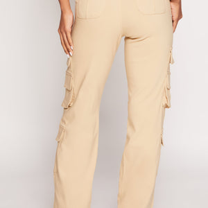 Haute Monde Straight Leg Cargo Pants
