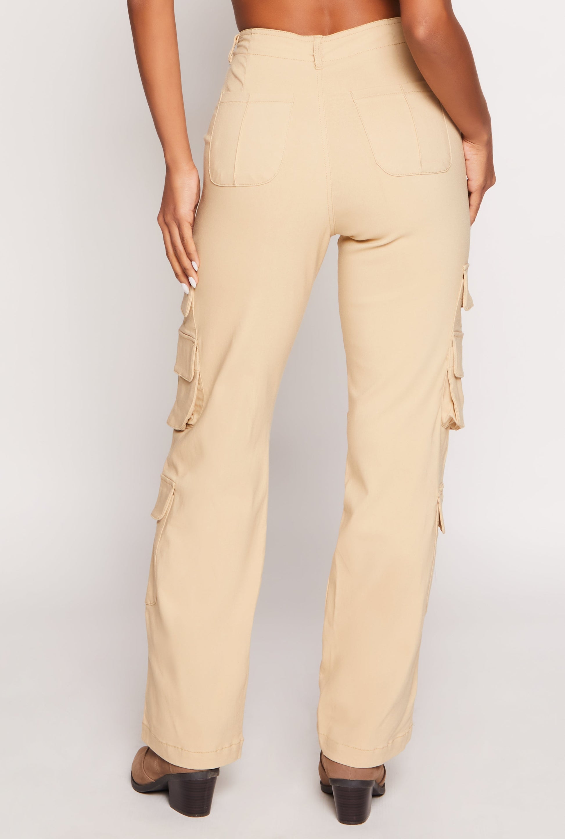 Haute Monde Straight Leg Cargo Pants