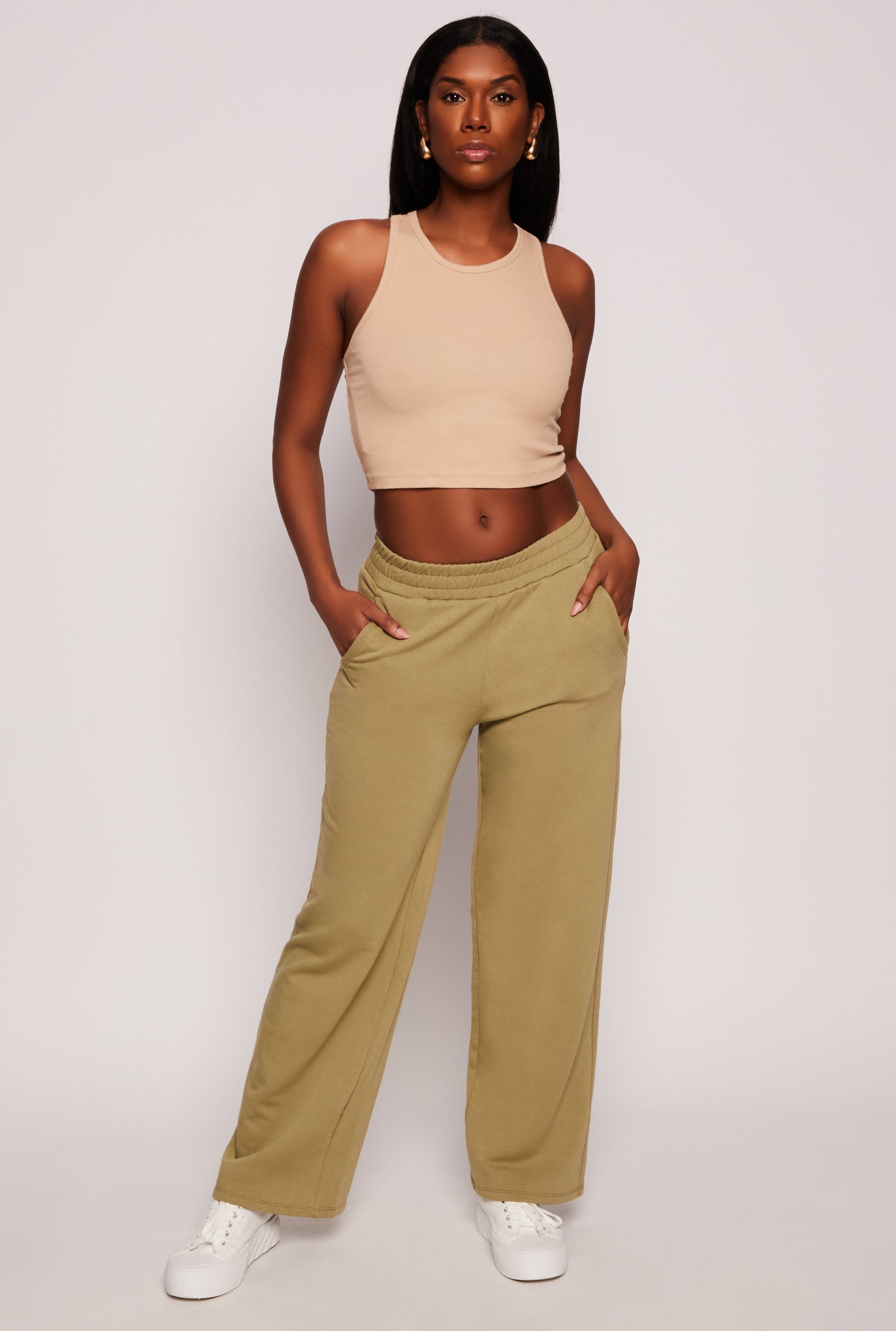 Iris Wide Leg Pull On Sweatpants