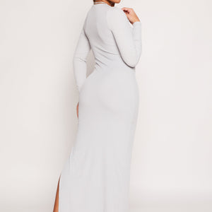 Haute Monde Side Slit Maxi Dress