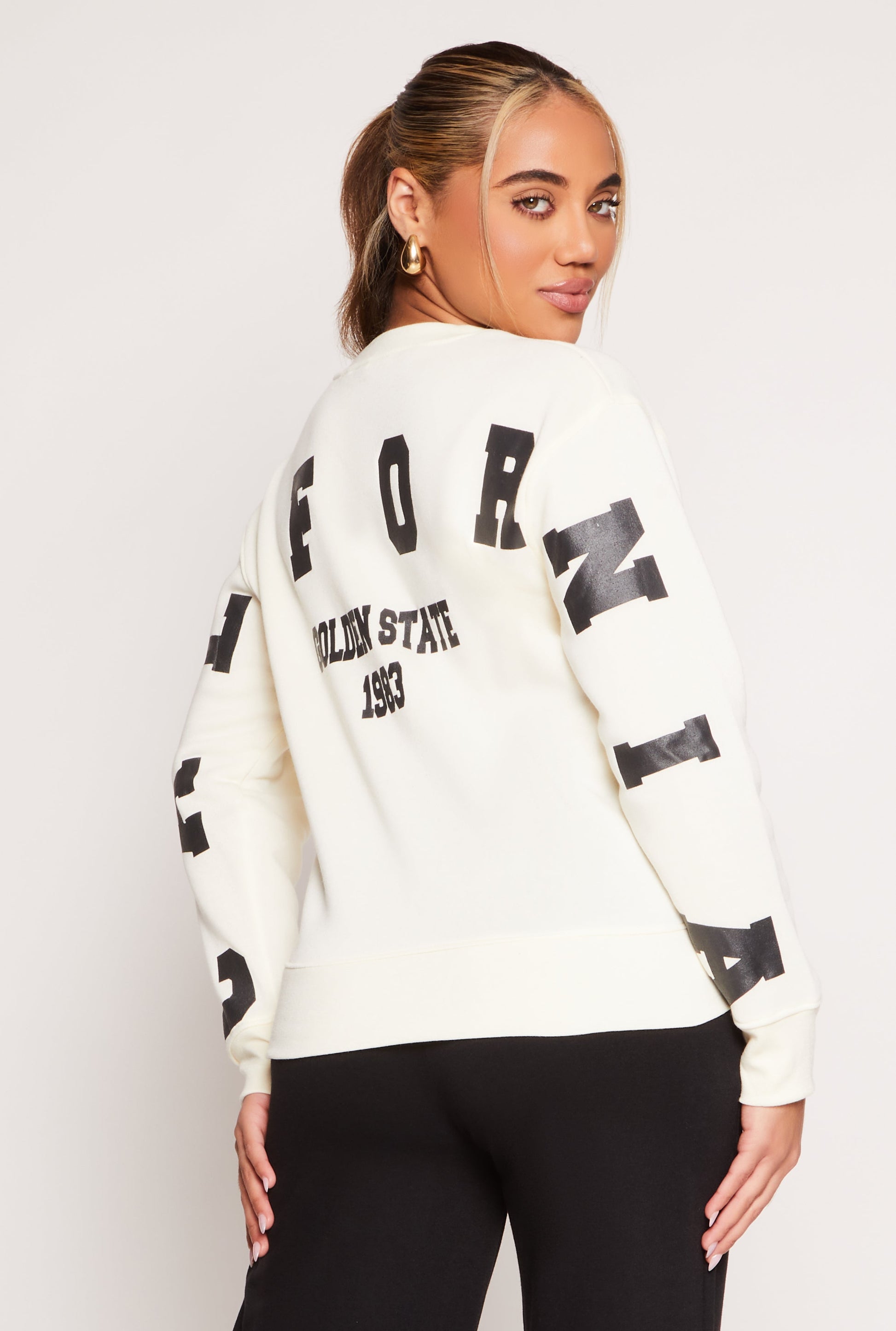 California Back Graphic Pullover Sweatshirt