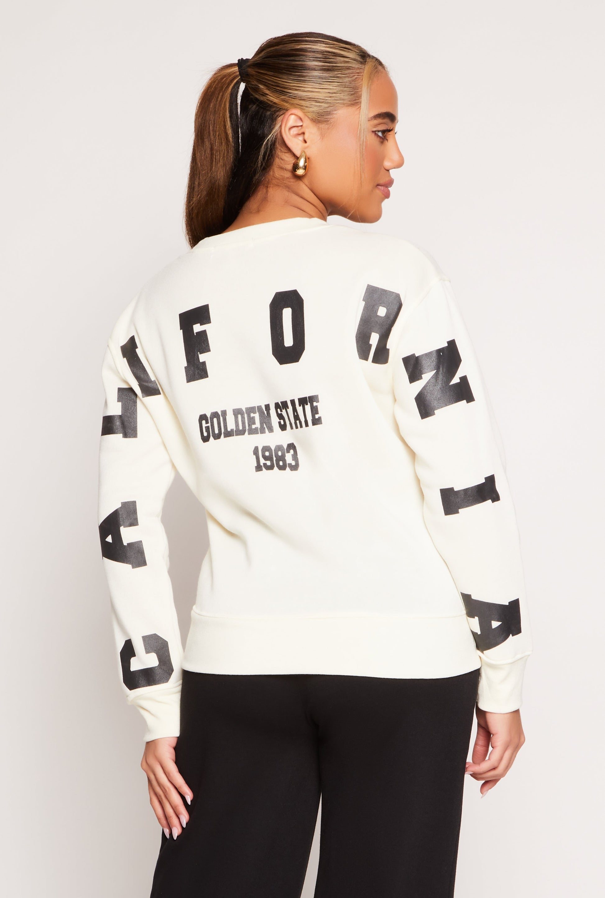 California Back Graphic Pullover Sweatshirt