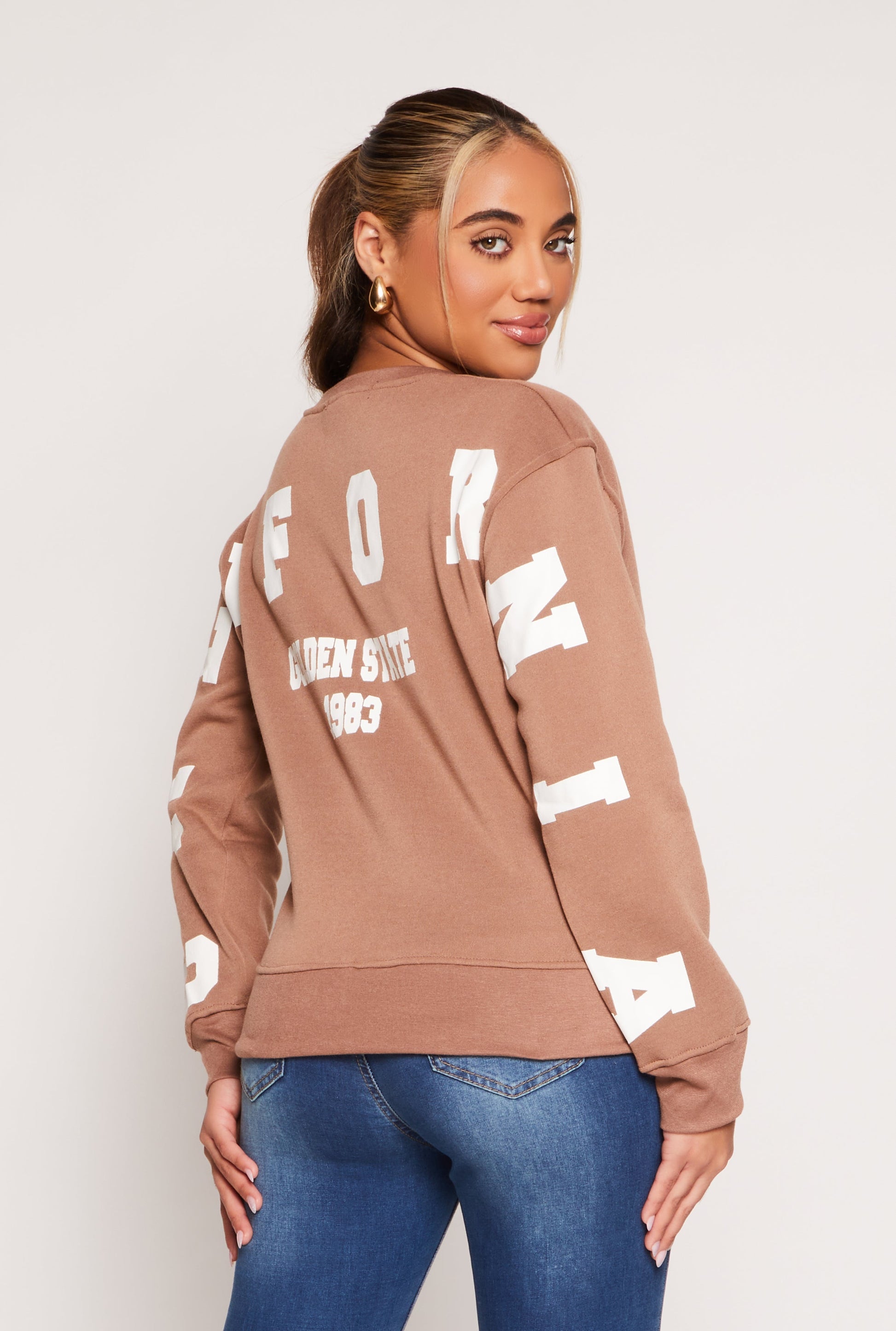 California Back Graphic Pullover Sweatshirt