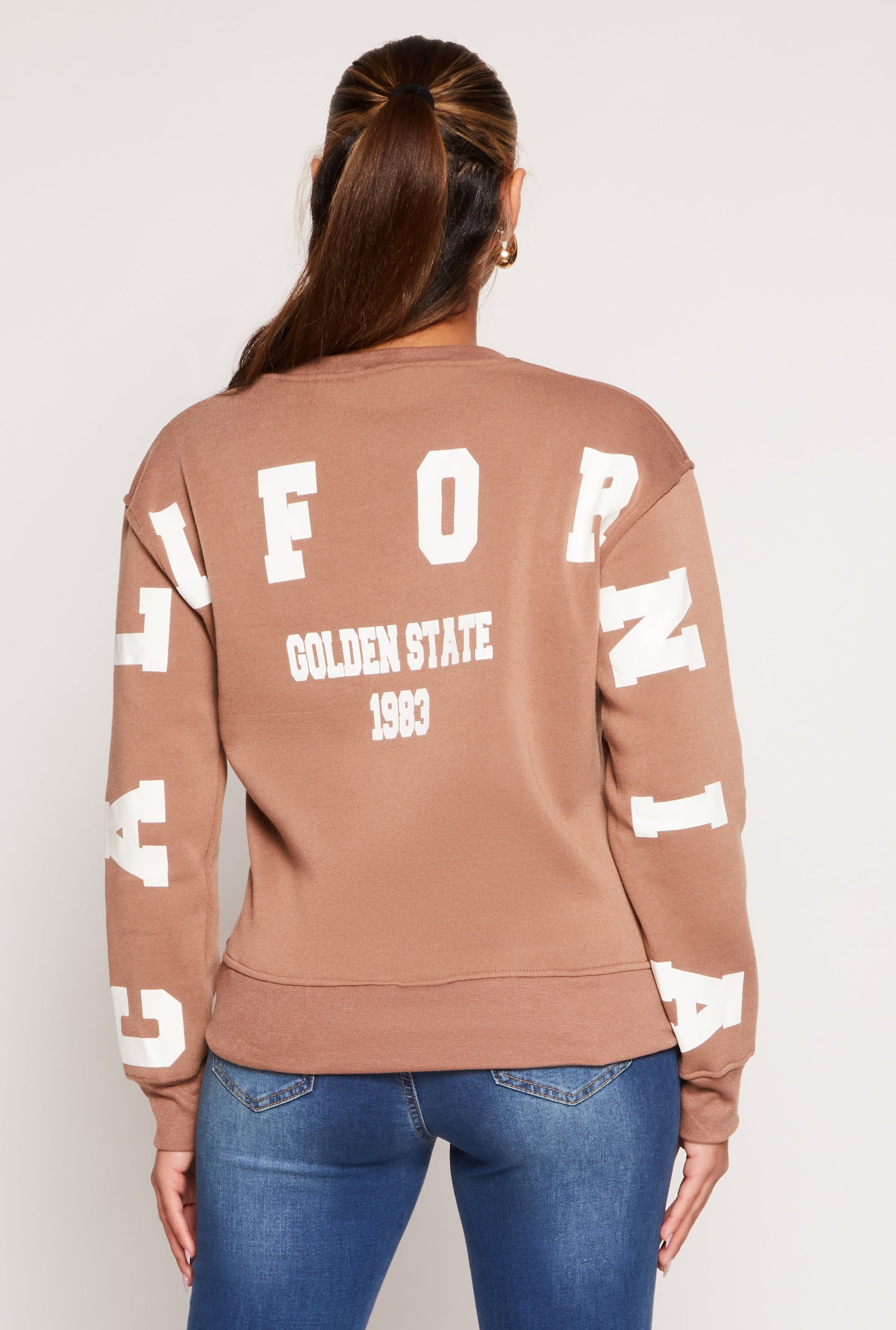 California Back Graphic Pullover Sweatshirt