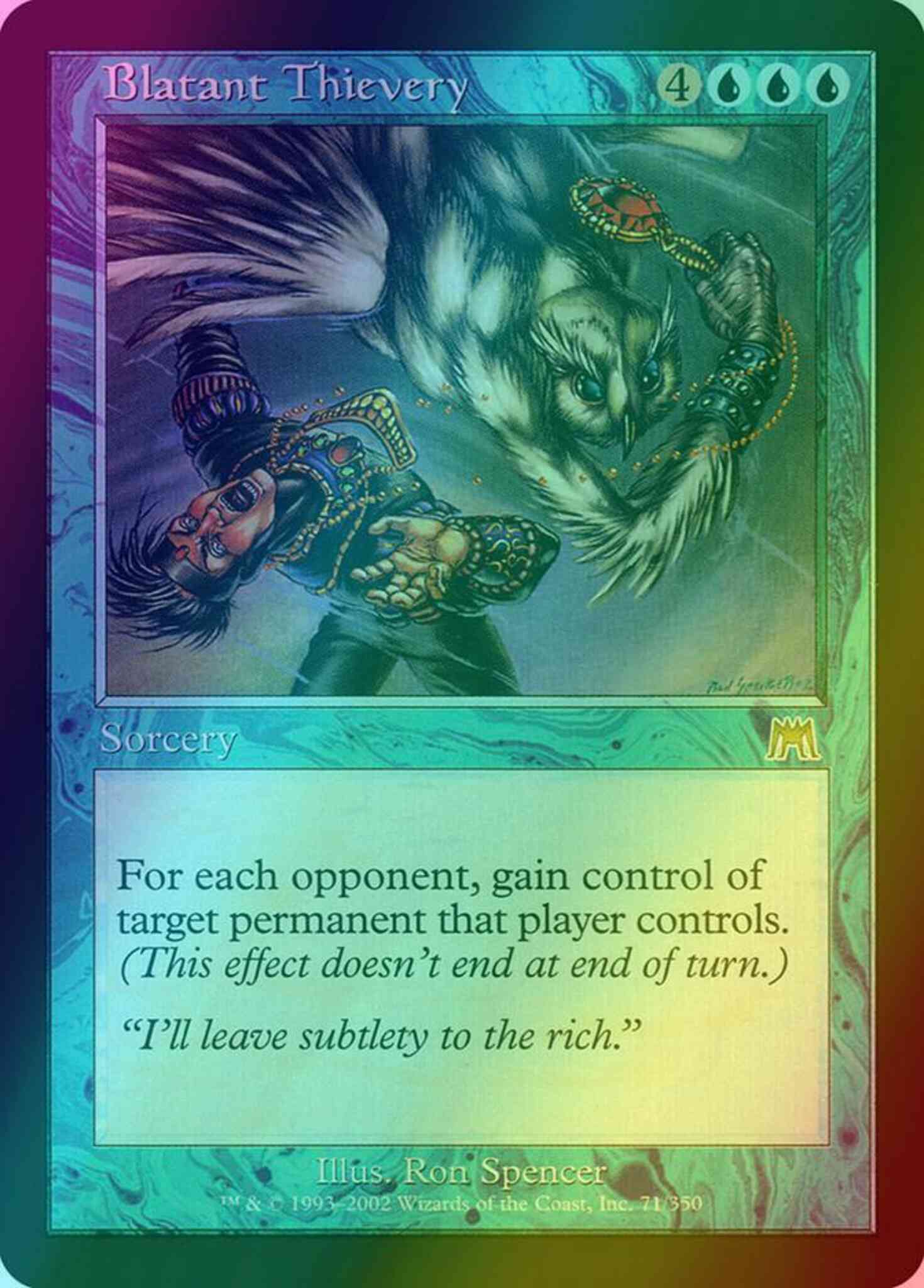 Blatant Thievery [71] [Onslaught] [Foil]
