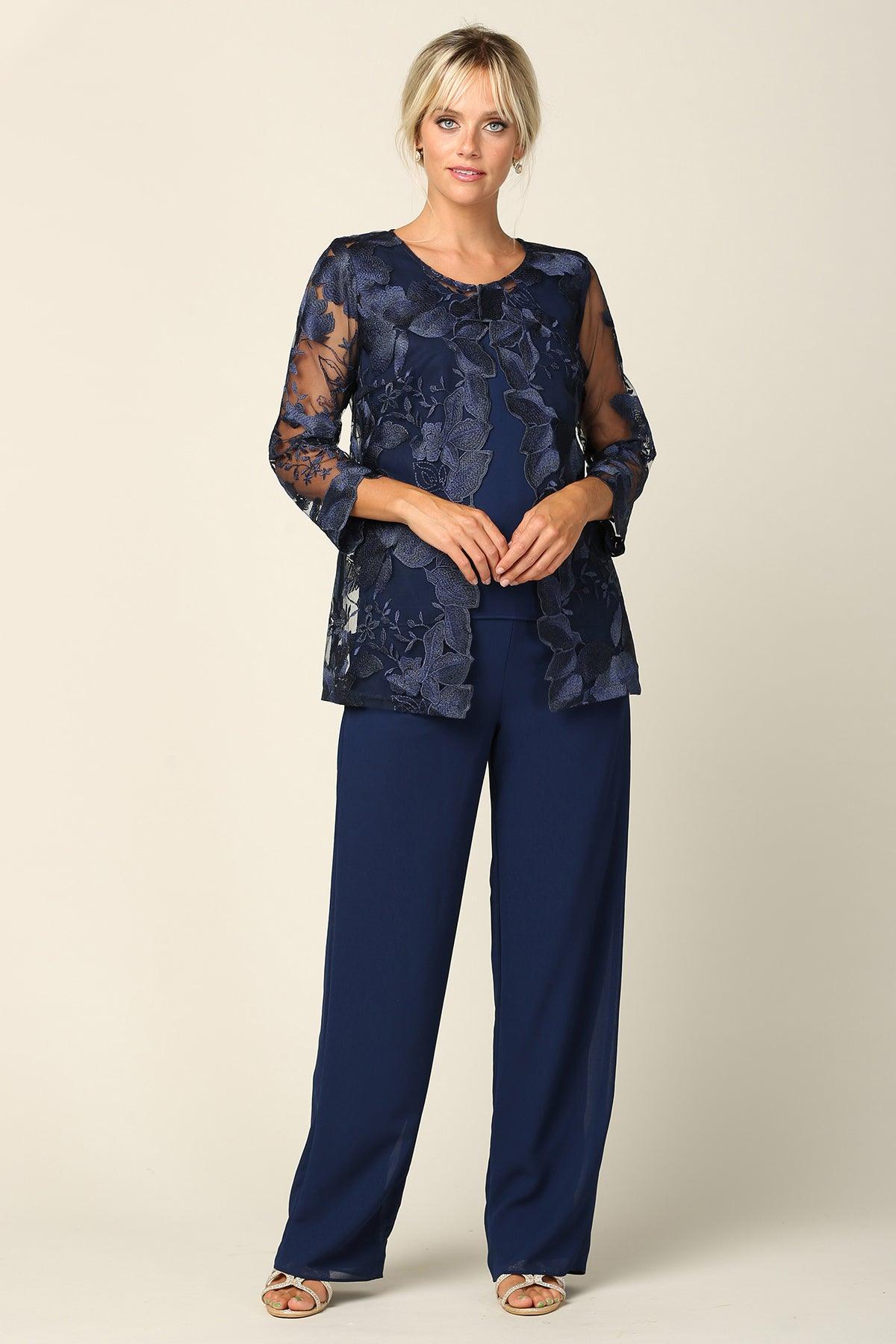 Eva Fashion EV3426 Navy 3XL Sale