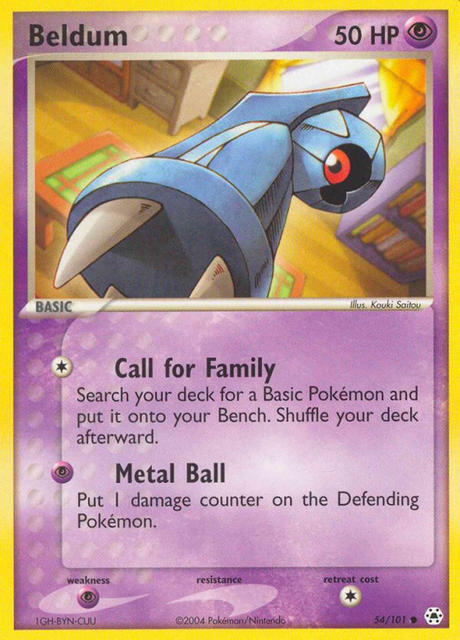 Beldum - 54/101 - Common [ex5-54] [Non-Holo]
