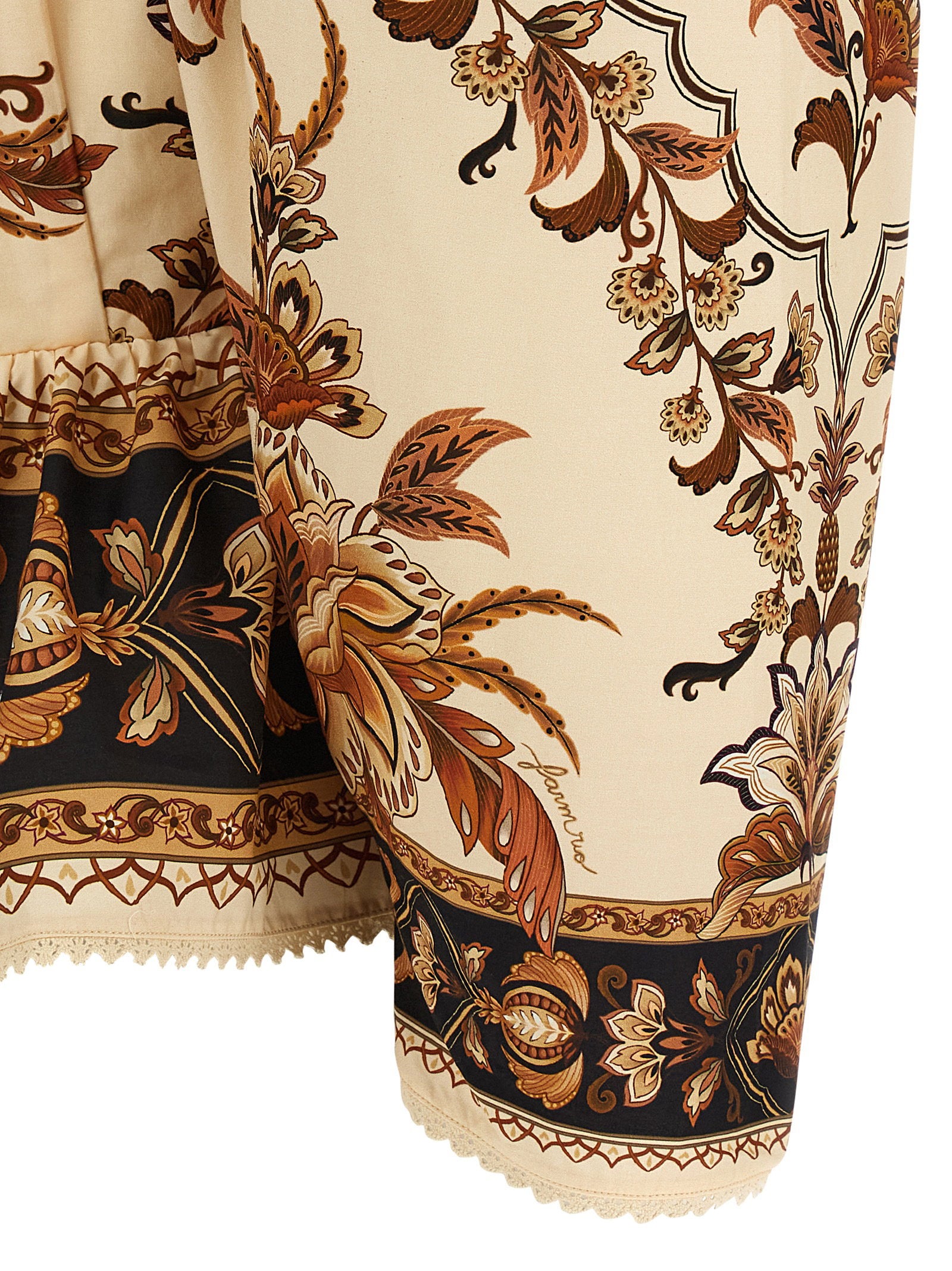 Farm Rio Majestic Garden Sand Blouse