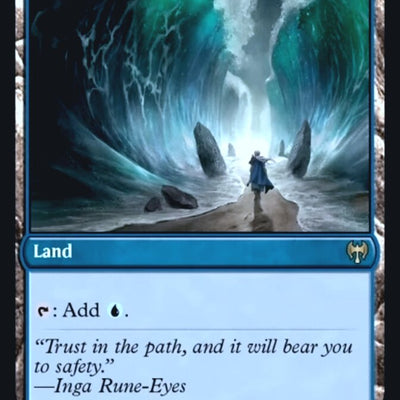 Barkchannel Pathway // Tidechannel Pathway [Prerelease] [251s] [Kaldheim Promos] [Foil]