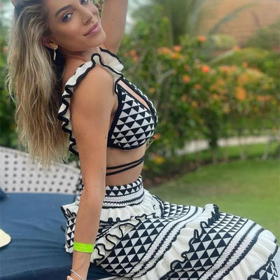 Farry Crochet Holiday Coord - Resortwear