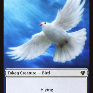 Bird Token (02) // Dinosaur Cat Token (16) [C20/C20 Set Symbol] [Commander 2020 Tokens] [Non-Foil]