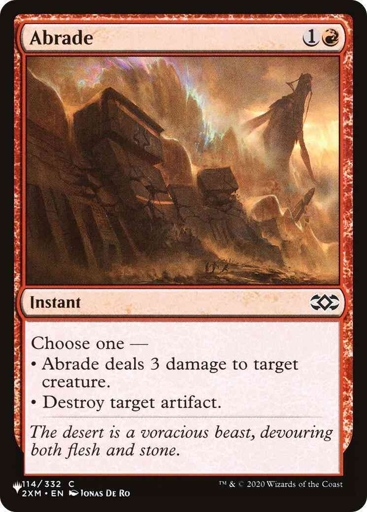 Abrade [2XM-114] [The List] [Non-Foil]