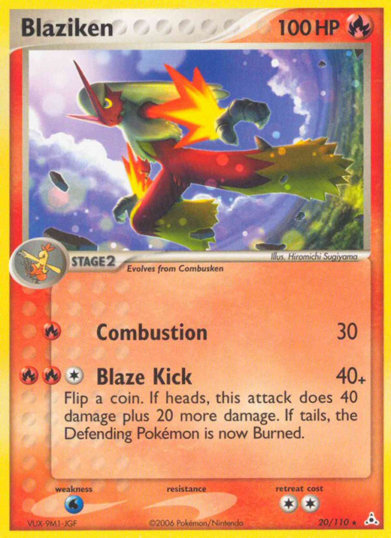 Blaziken - 20/110 - Rare [ex13-20] [Non-Holo]