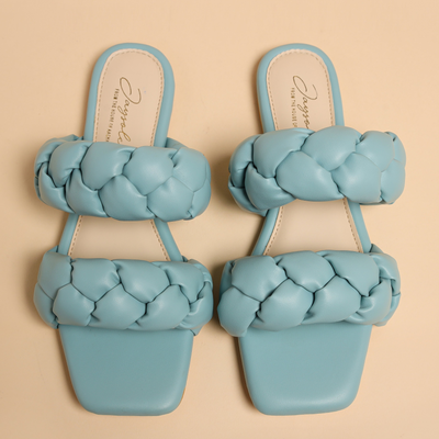 Blue Heron Braided Flats