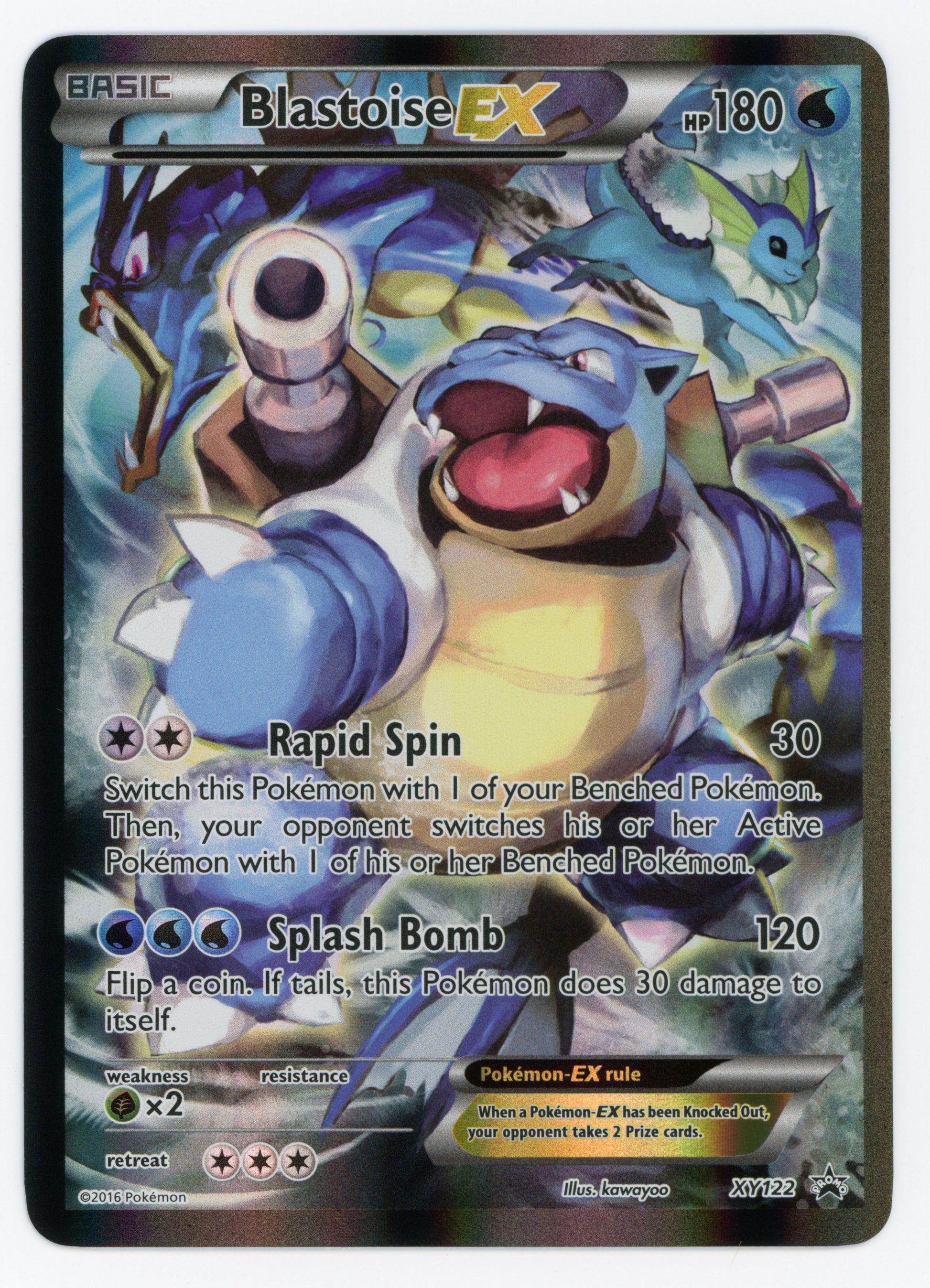 Blastoise-EX - XY122 - Promo - Ultra Rare - Scan 13332