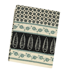 White Woven Jaipur Cotton Saree And Printed Floral Motifs