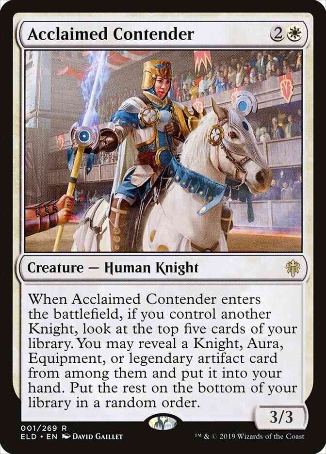 Acclaimed Contender [1] [Throne of Eldraine] [Non-Foil]