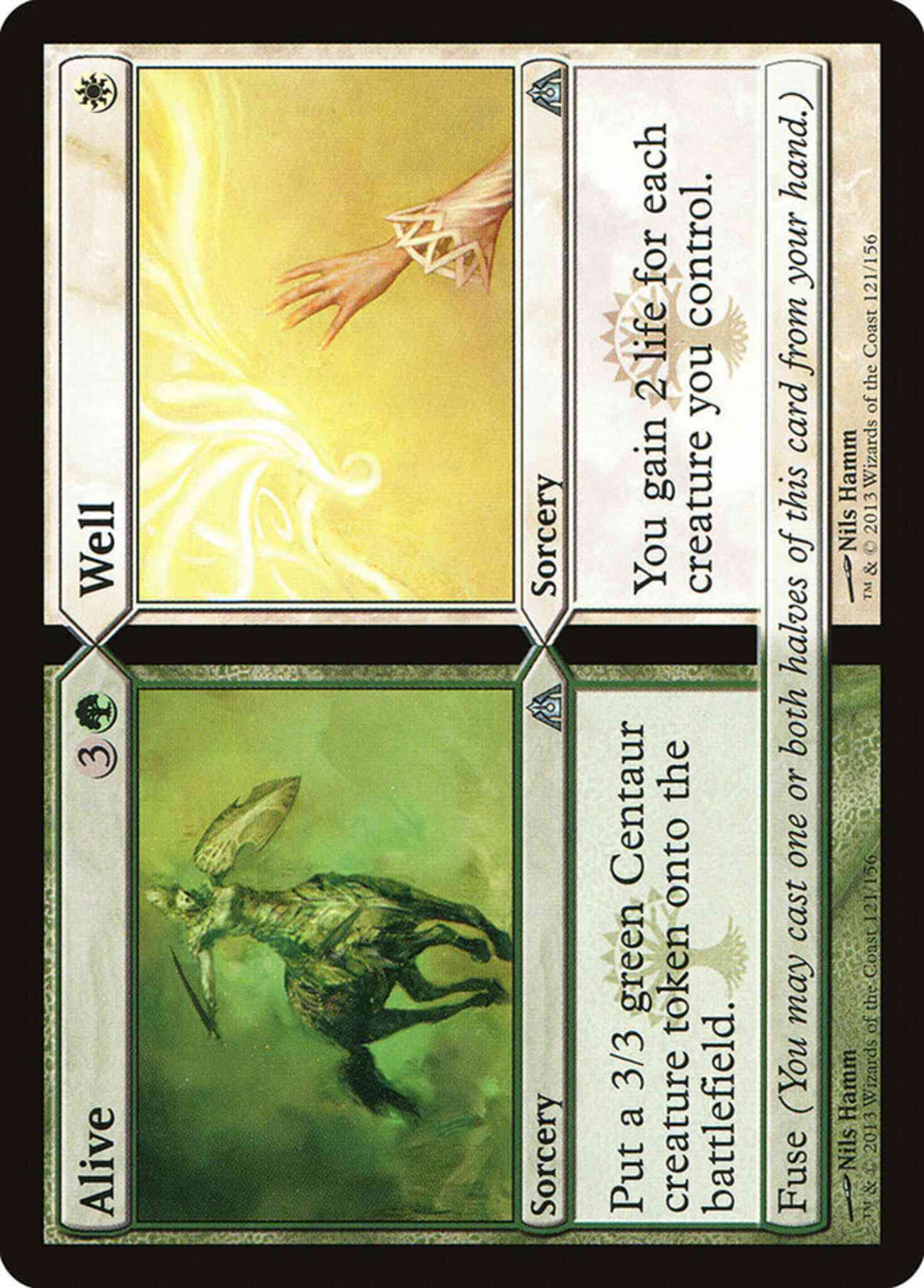 Alive // Well [121] [Dragon's Maze] [Non-Foil]