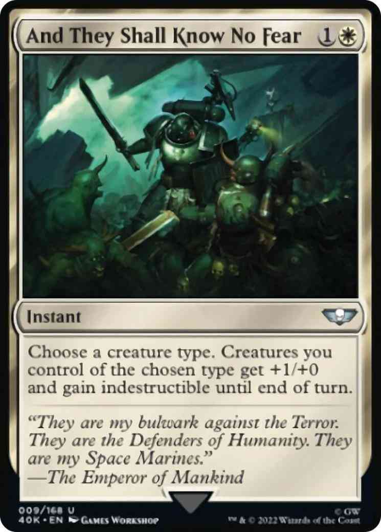 And They Shall Know No Fear [9] [Universes Beyond: Warhammer 40,000] [Non-Foil]