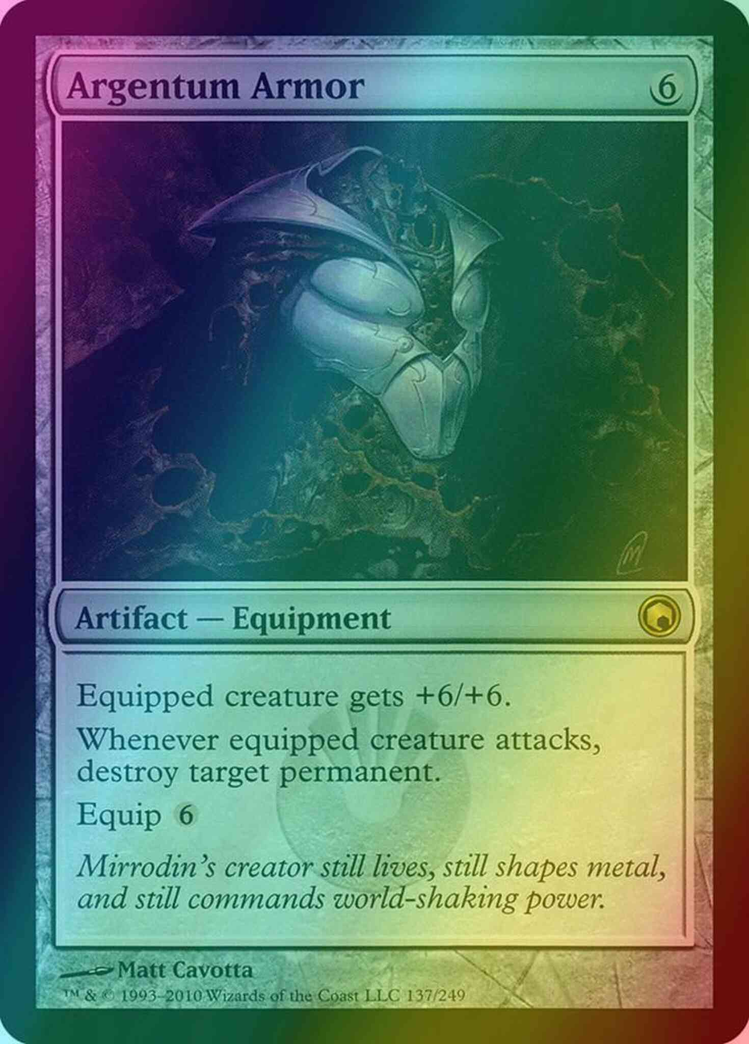 Argentum Armor [137] [Scars Of Mirrodin] [Foil]
