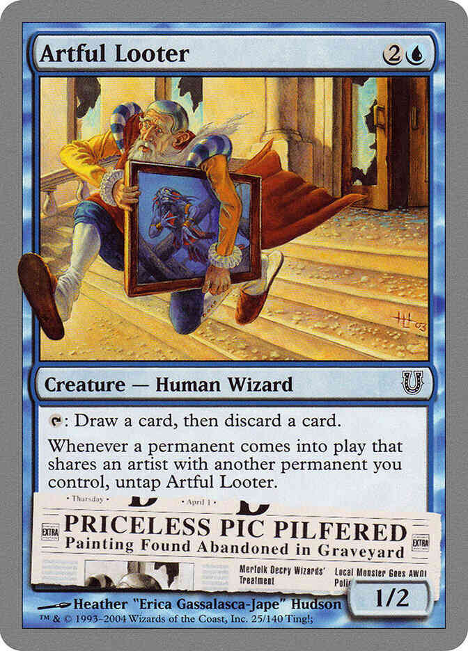 Artful Looter [25] [Unhinged] [Non-Foil]