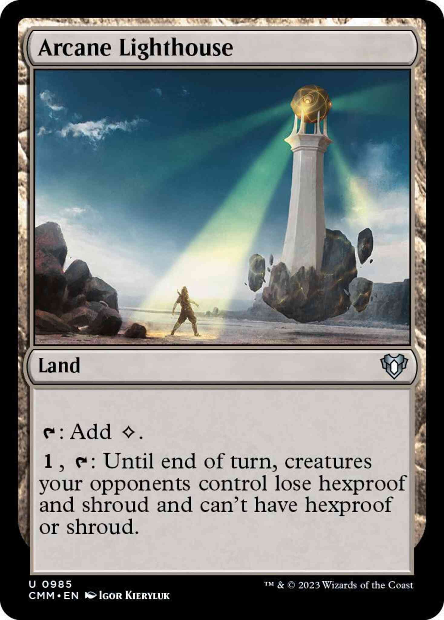 Arcane Lighthouse [985] [Commander Masters] [Non-Foil]