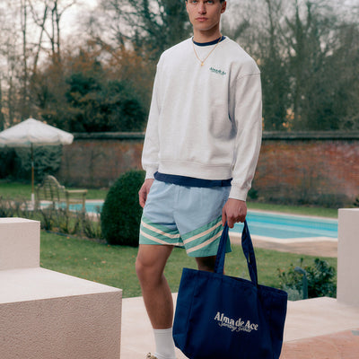 Alma De Ace Sporting Goods Navy Tote Bag