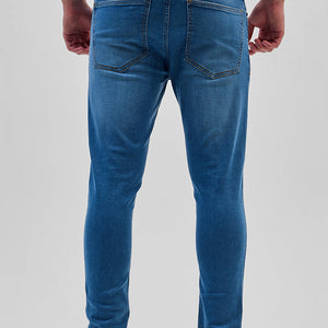 Blue Distressed Skinny Fit Jeans