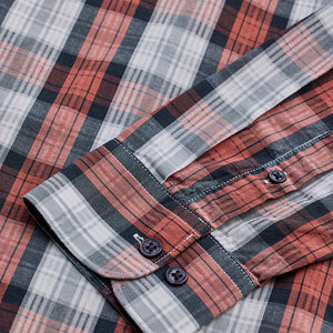 Red Checks Slim Fit Shirt