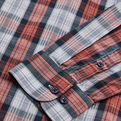Red Checks Slim Fit Shirt