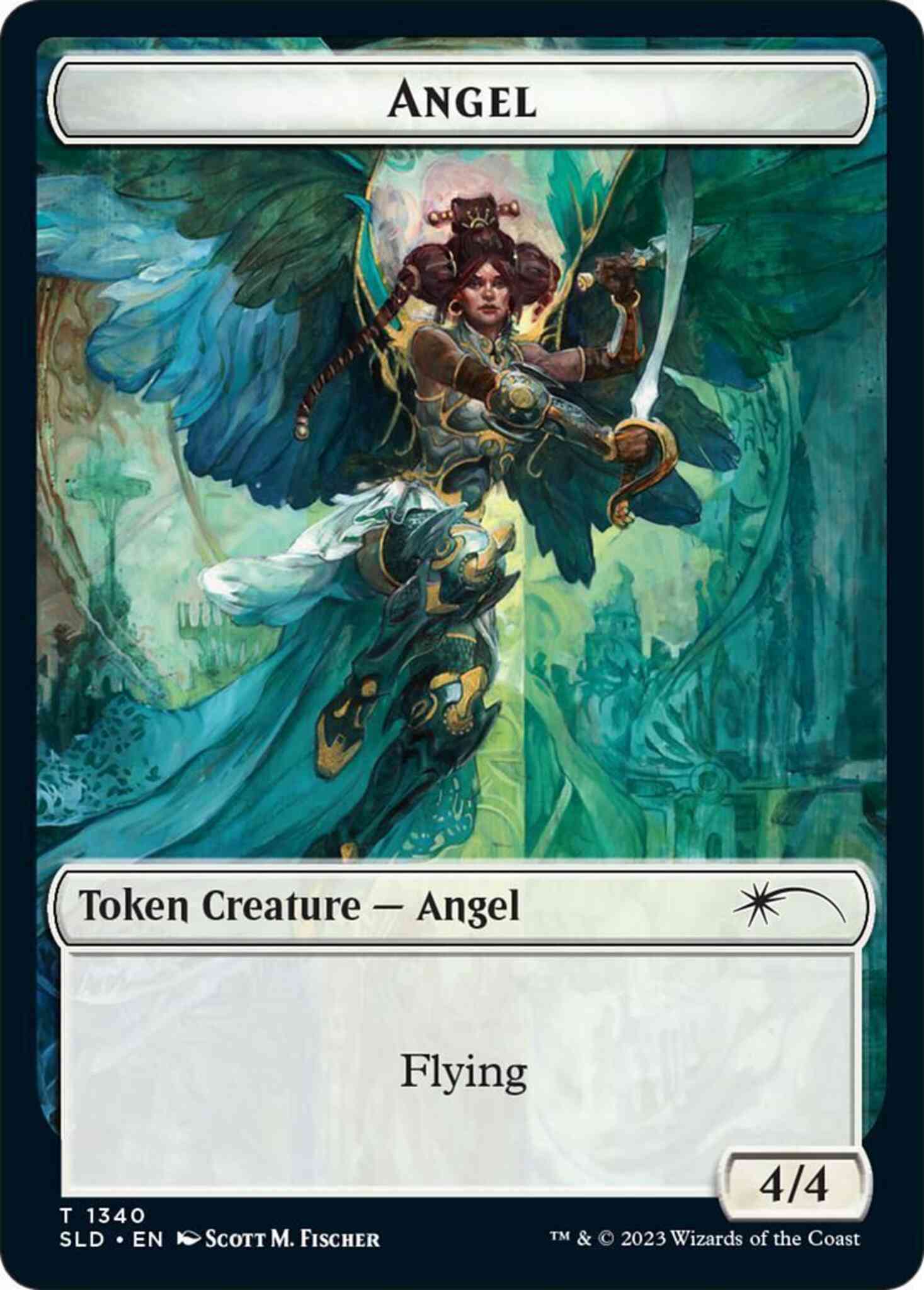 Angel Token (1340) // Soldier Token (02) [SLD/GRN Set Symbol] [Secret Lair Drop] [Non-Foil]