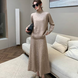 Cassidy Winter Coord Set - Set of Sweater and Skirt