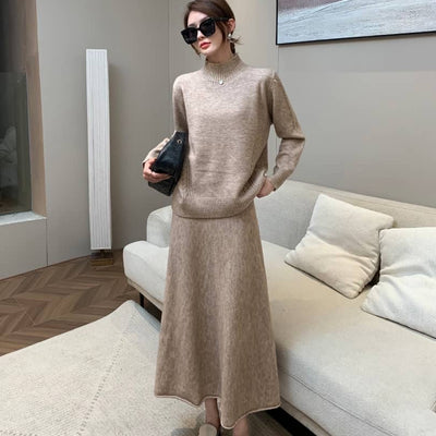 Cassidy Winter Coord Set - Set of Sweater and Skirt