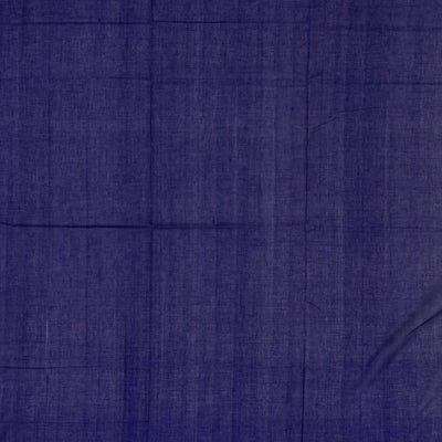 Sandal Handloom Orissa Cotton Saree With Contrast Purple Border