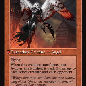 Archangel Avacyn // Avacyn, the Purifier [449] [Retro Frame] [Innistrad Remastered] [Non-Foil]