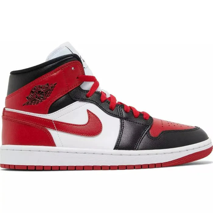 Wmns Air Jordan 1 Mid Alternate Bred Toe