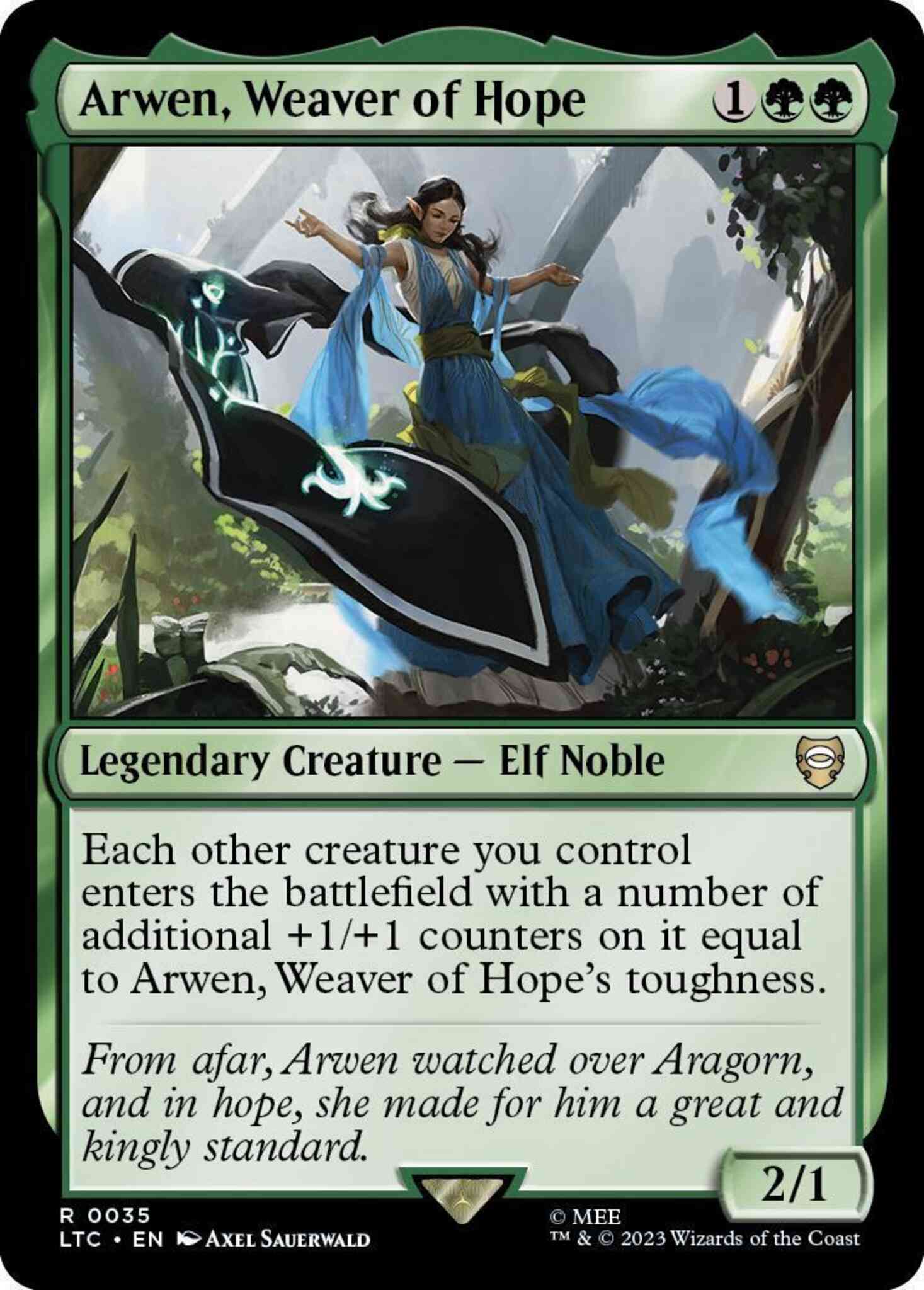 Arwen, Weaver of Hope [35] [The Lord of the Rings: Tales of Middle-earth: Commander] [Non-Foil]